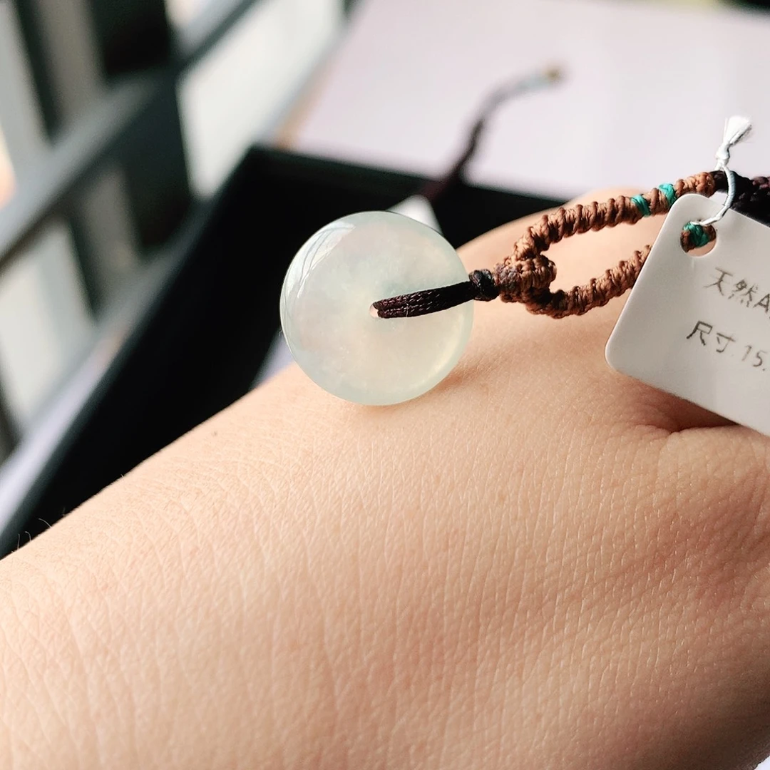 翡翠未镶嵌颈饰翡翠1，15.1/4.5