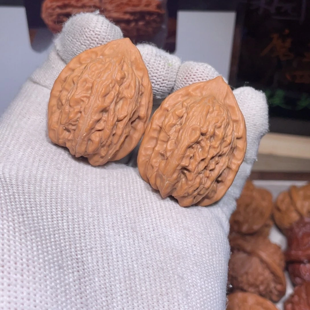 文玩核桃把件赤龙鸡心.31.33.39.2063