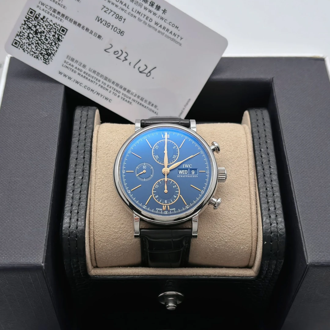 99新 IWC/万国 柏涛菲诺/23年全套/42MM/机械/公价56800