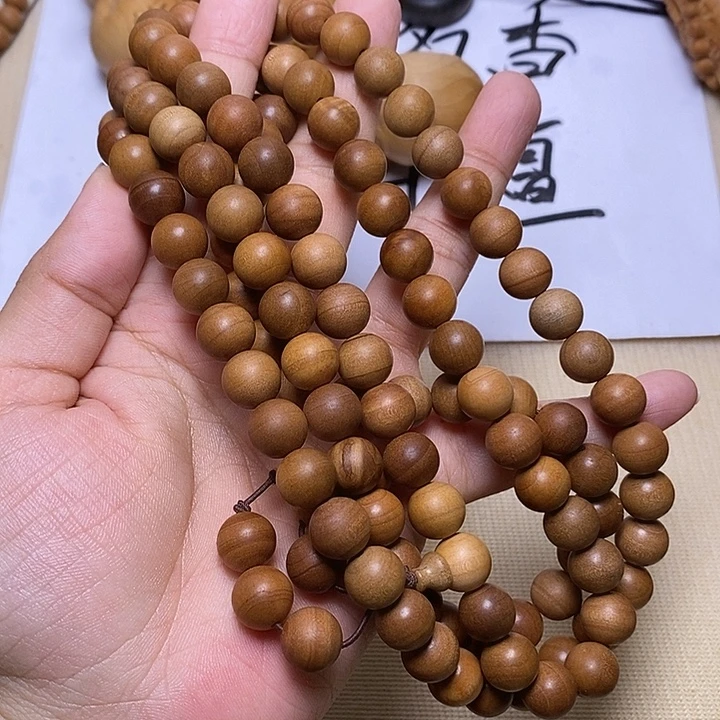 檀香木手串/手链老山檀香老料1.0/108圆珠