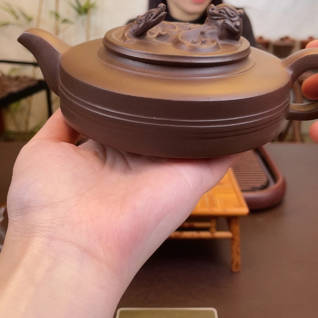 茶壶紫砂周盘大壶400cc