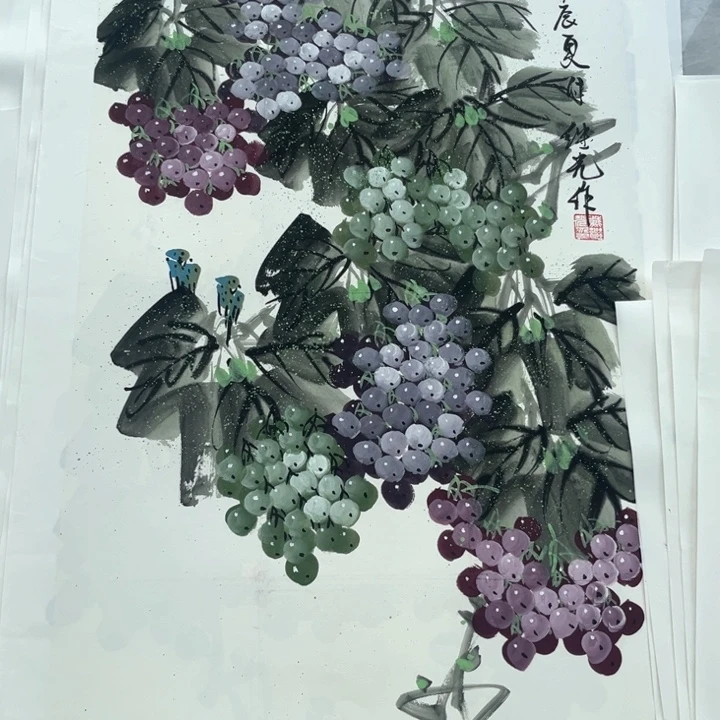 国画戴继光哈哈刚刚有个尴尬尴尬
