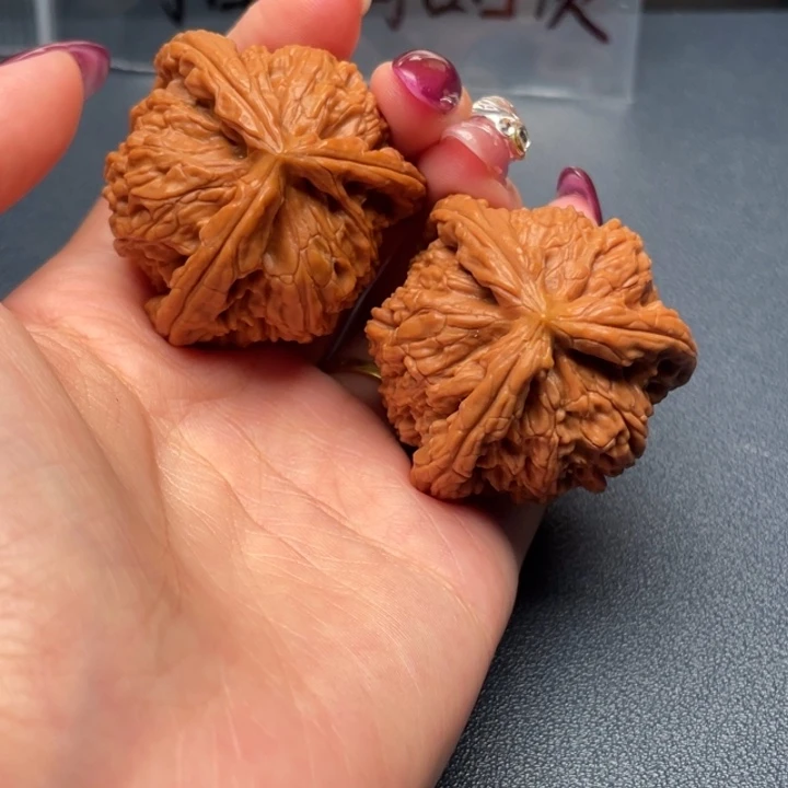 啊***白吊坠文玩核桃白狮子