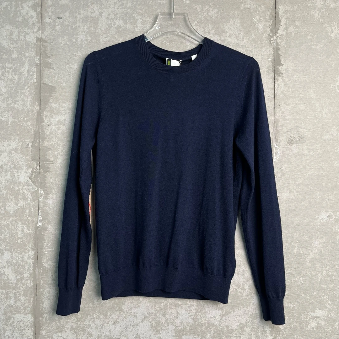 未使用 BURBERRY/博柏利 S*1/bbr博柏利 纯羊绒针织衫/14215/JP