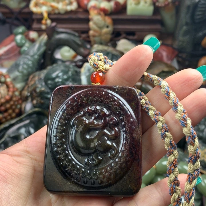岫岩河磨玉（透闪石质玉）手把未镶嵌