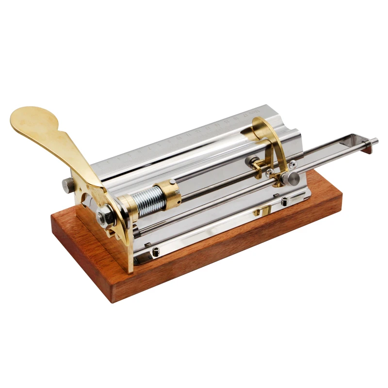 包邮 LAFULI雪茄剪 台式 特制钢加红坚木 不锈钢锋利耐用剪大环径