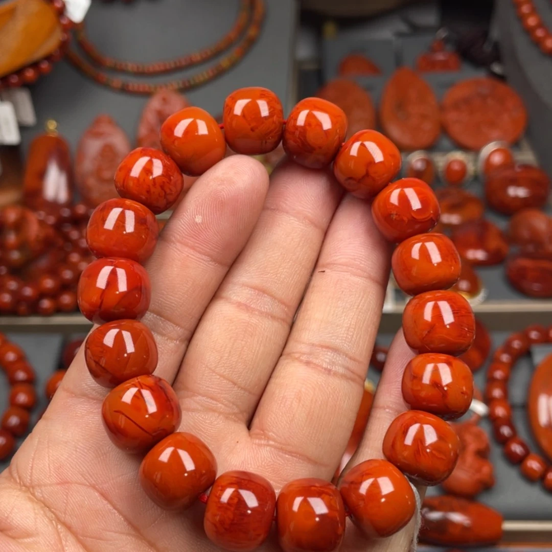 【闪购商品】南红玛瑙珠宝奇石未镶嵌单圈13