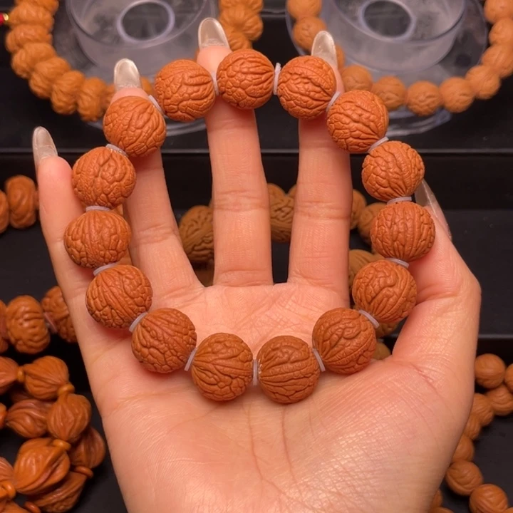 桃核手串勇**前17尺寸龙鳞仿古（25号链接）