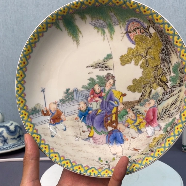 瓷片陶瓷瓷器瓷器赏盘