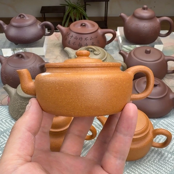 茶壶紫砂旭茂 半手工 125cc 有封釉