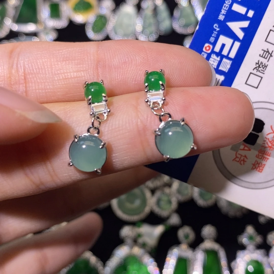 翡翠未镶嵌套链天然