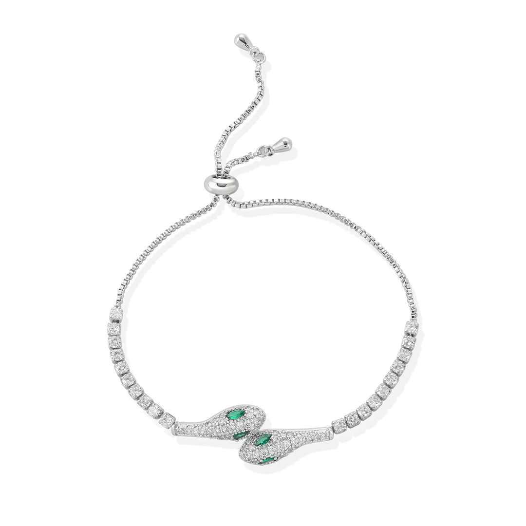 镀K金【蓝蛇】 蛇蛇气质轻奢时尚百搭小众ins手链 4133