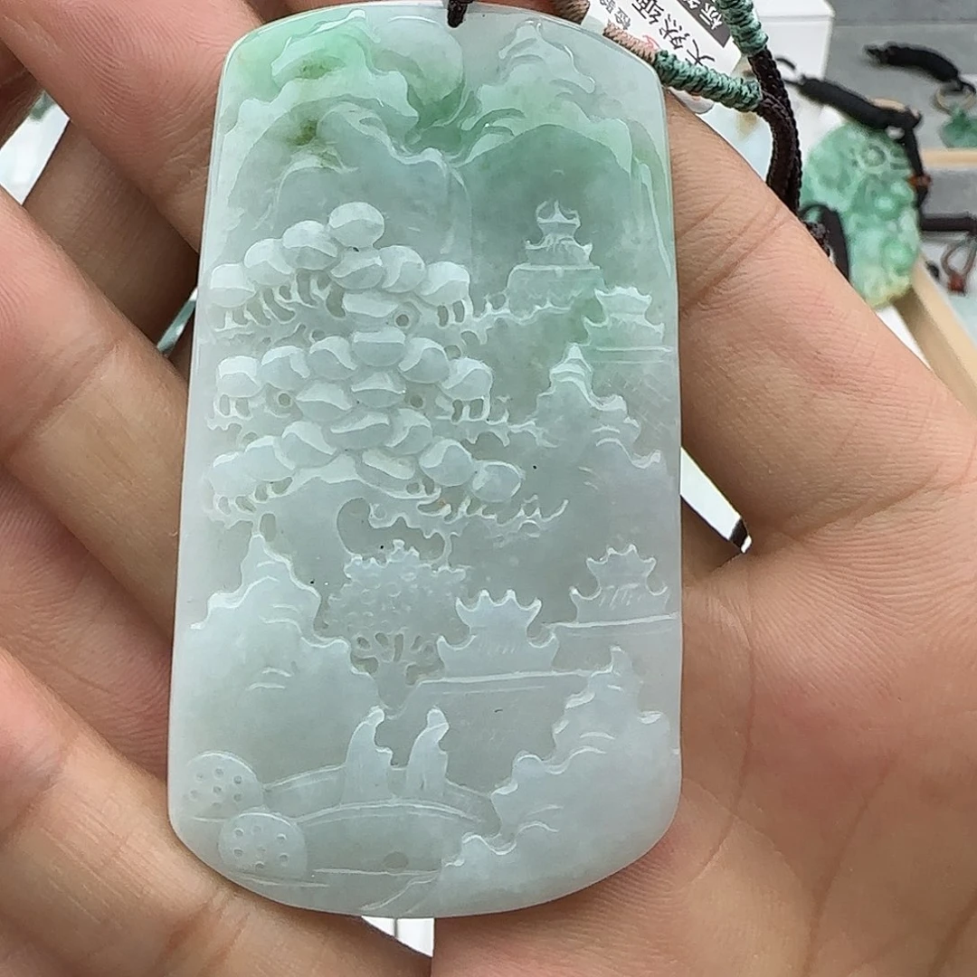 翡翠未镶嵌颈饰翡翠