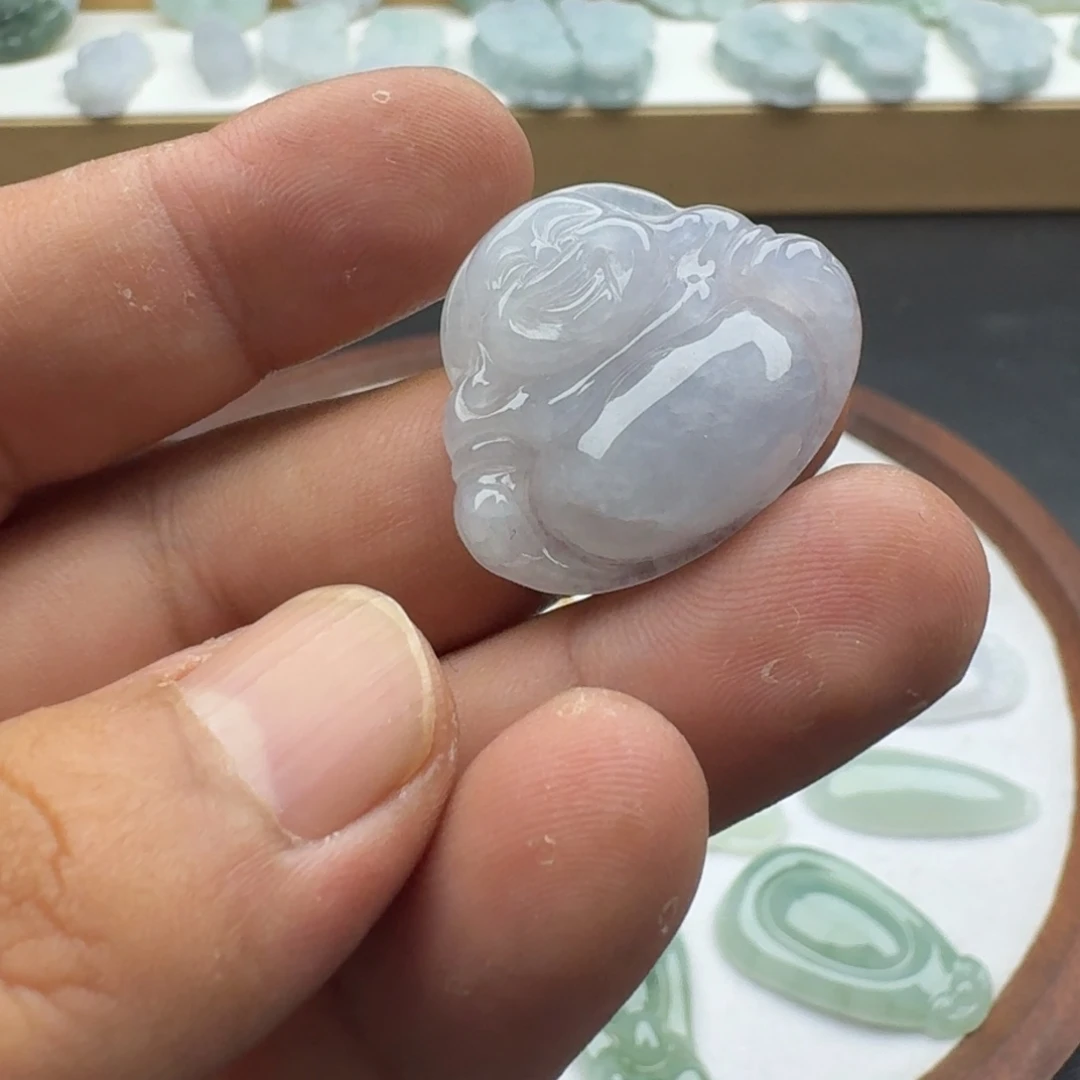 翡翠未镶嵌颈饰天然缅甸A货翡翠