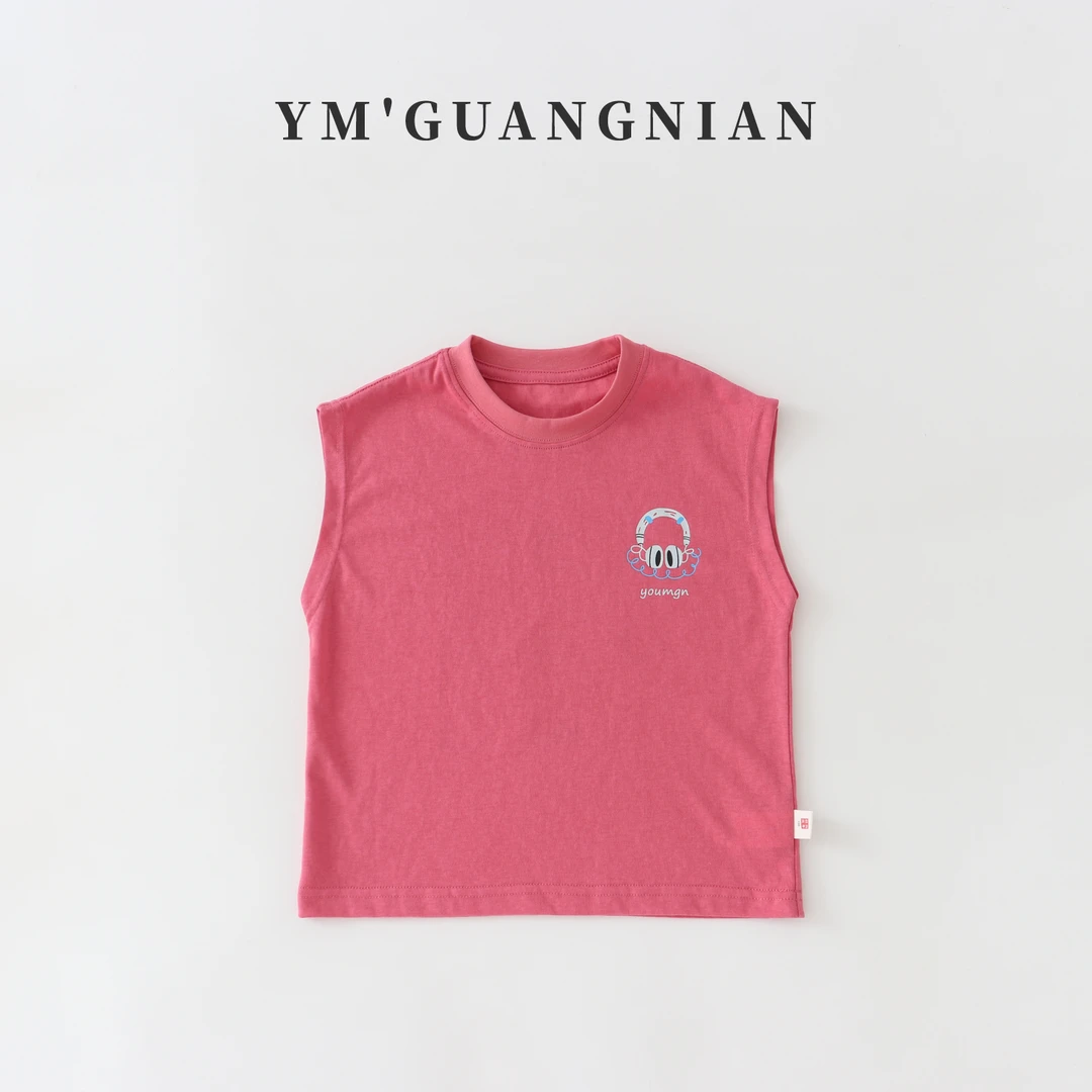【幼棉光年】夏季男童百搭休闲背心圆领1220568-1220569-1220571