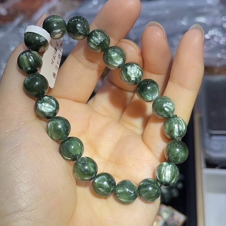 未镶嵌珠宝半成品水晶绿龙晶