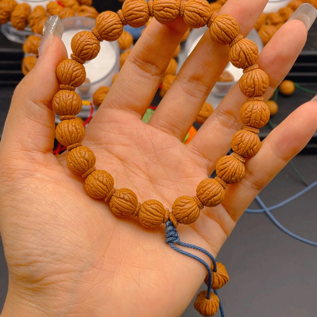 桃核手串海***天见健健康康平平安安6