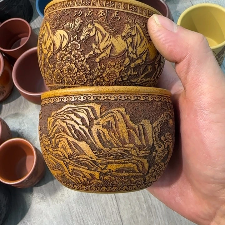 茶杯紫砂用****9全手工制作工艺