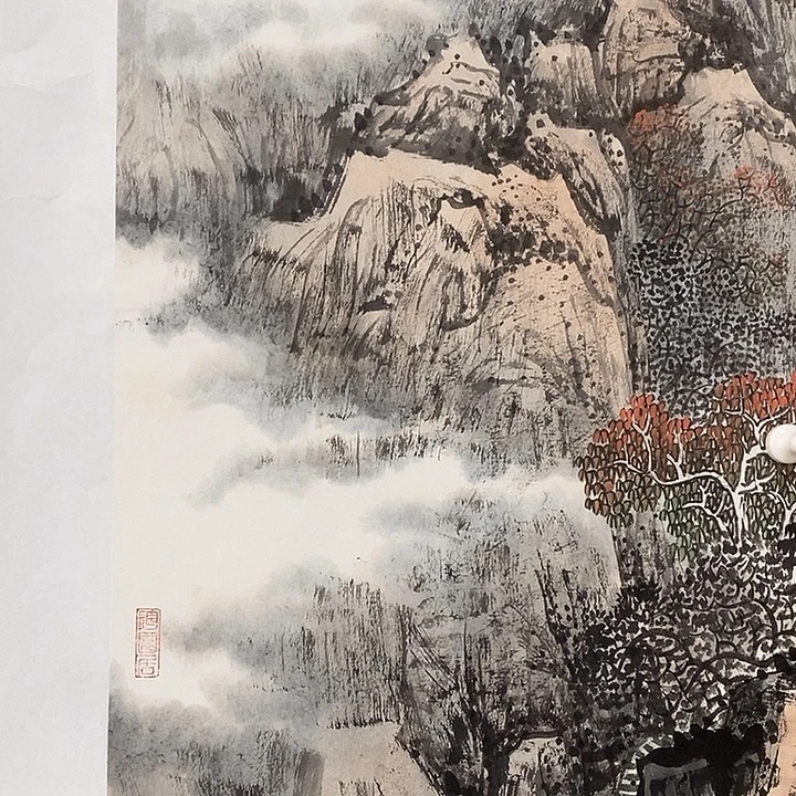 国画虞梅68.138手绘画芯