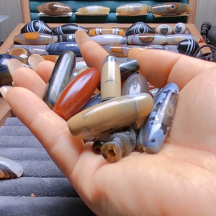 心***树玛瑙/玉髓未镶嵌吊坠(不含链)