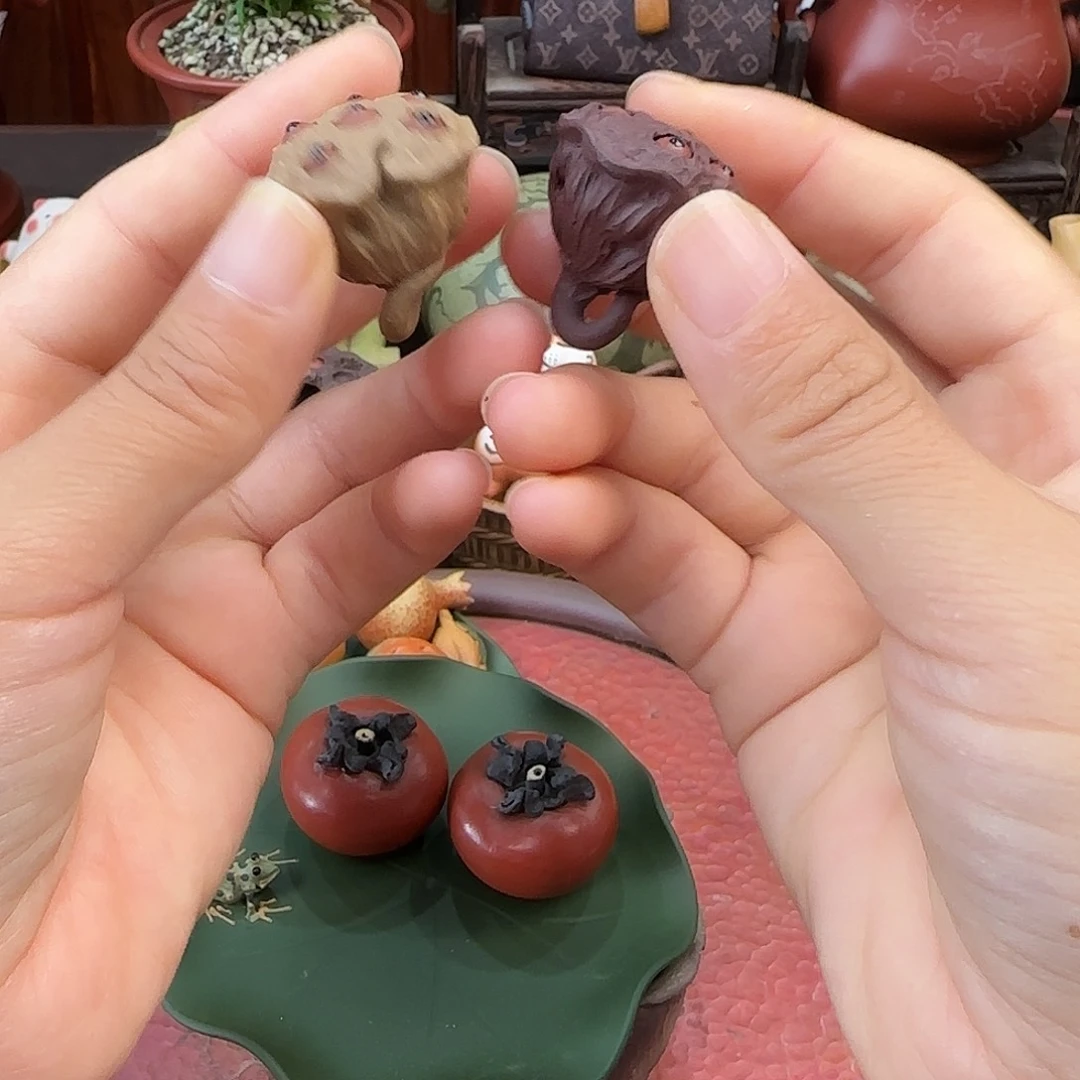 紫砂茶宠紫砂莲子