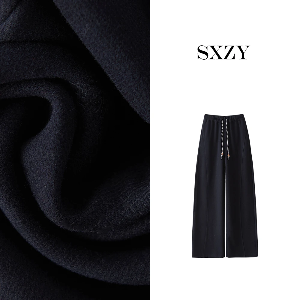 ‘SXZY’【小弯刀】秋季简约百搭显瘦时尚裤28889