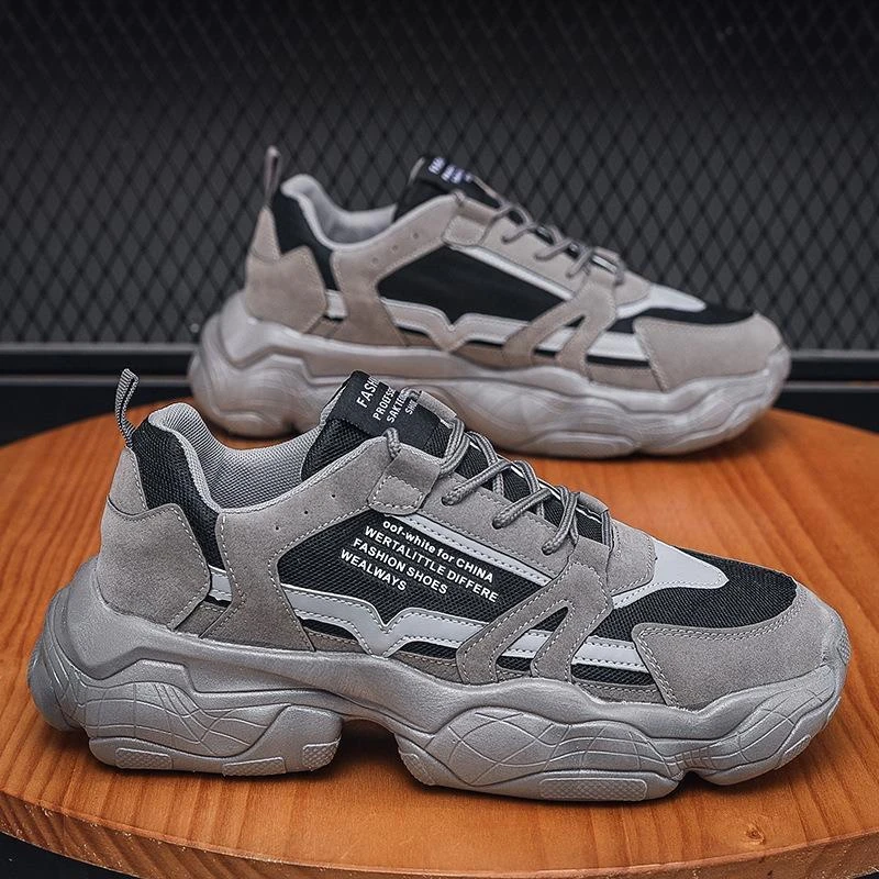 老爹鞋男鞋秋季网面鞋子男韩版百搭内增高运动休闲跑步鞋备