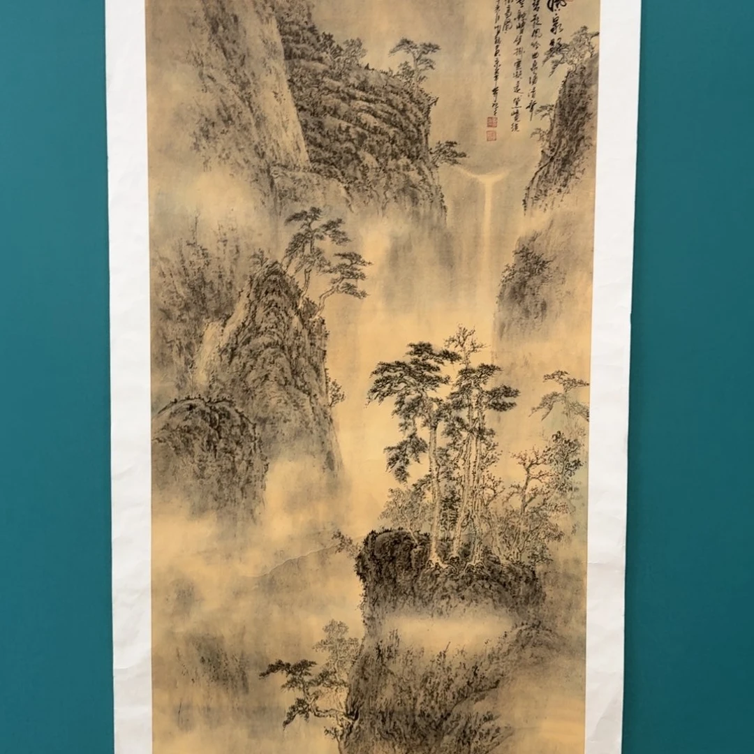 国画国画作品山水花鸟
