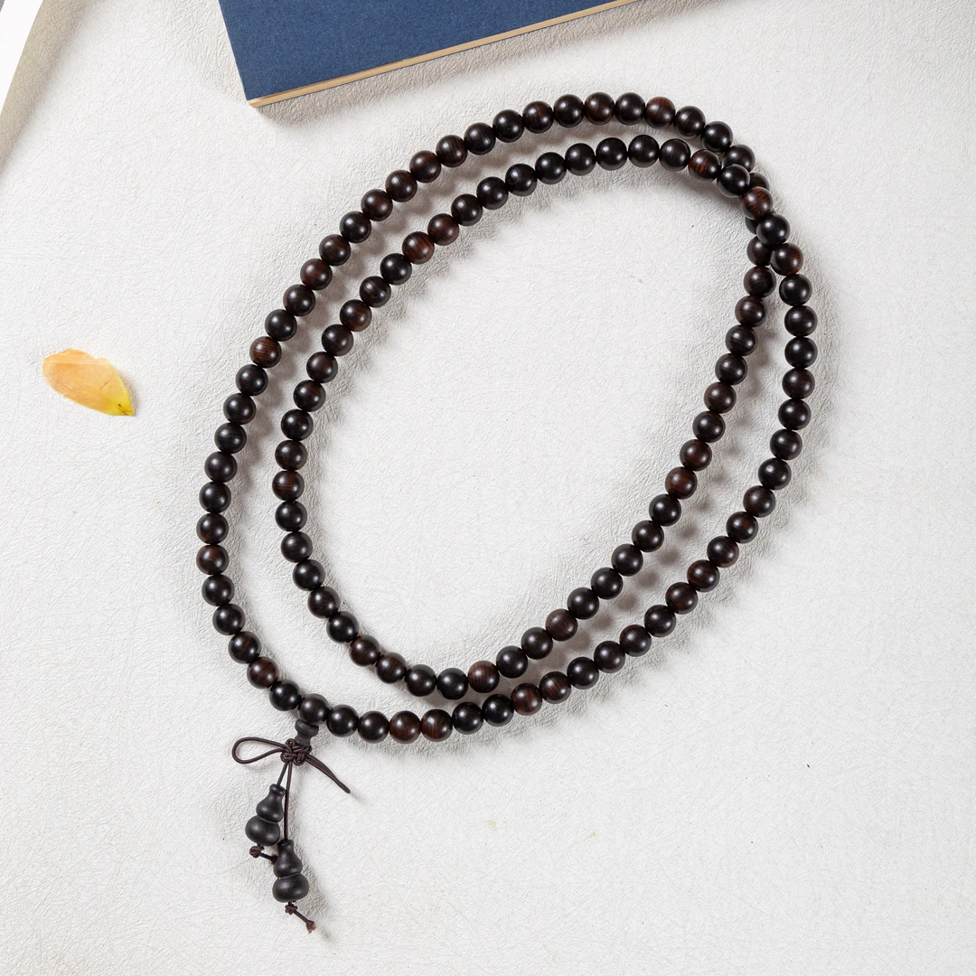 非金属木质手链 森活林 YB雷击料手串 108颗 卡0.8 时尚手串手链