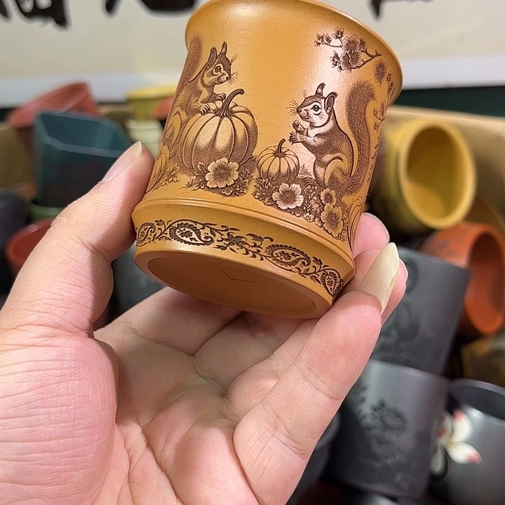 茶杯紫砂全手工紫砂主人杯