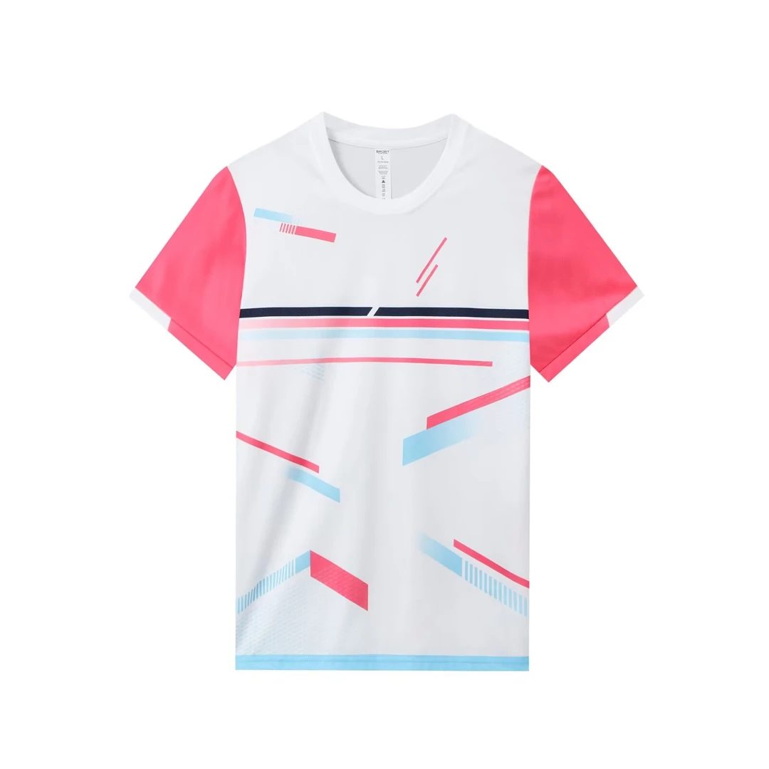 2025速干羽毛球服男女情侣大赛服训练比赛队服定制上衣夏季透气