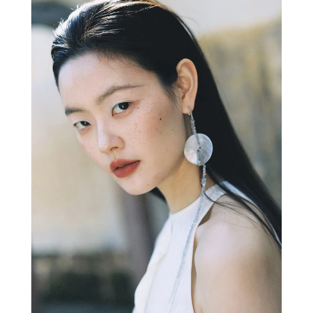 南一｜金属风 清冷感不对称链条耳环