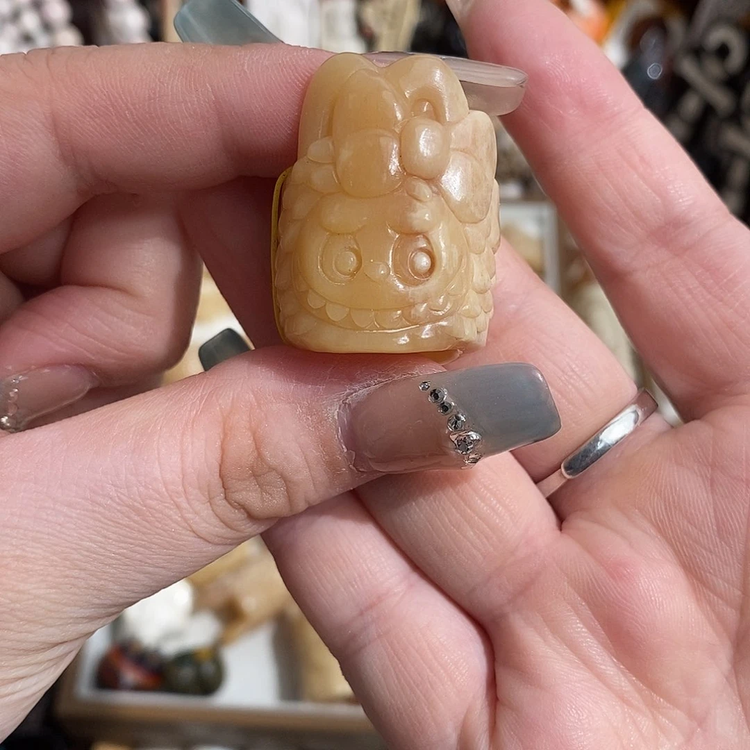 把件鹿骨M23拉布布跑环内径16右右