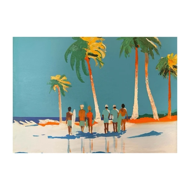 【海岸夏日】70*100 夏日清凉挂画