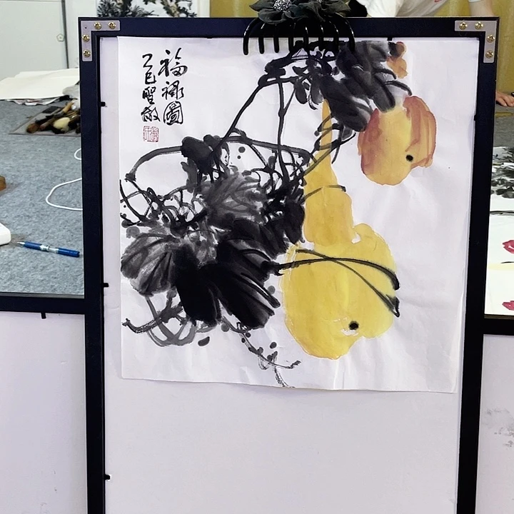 国画张圣敏先生纯手绘作品