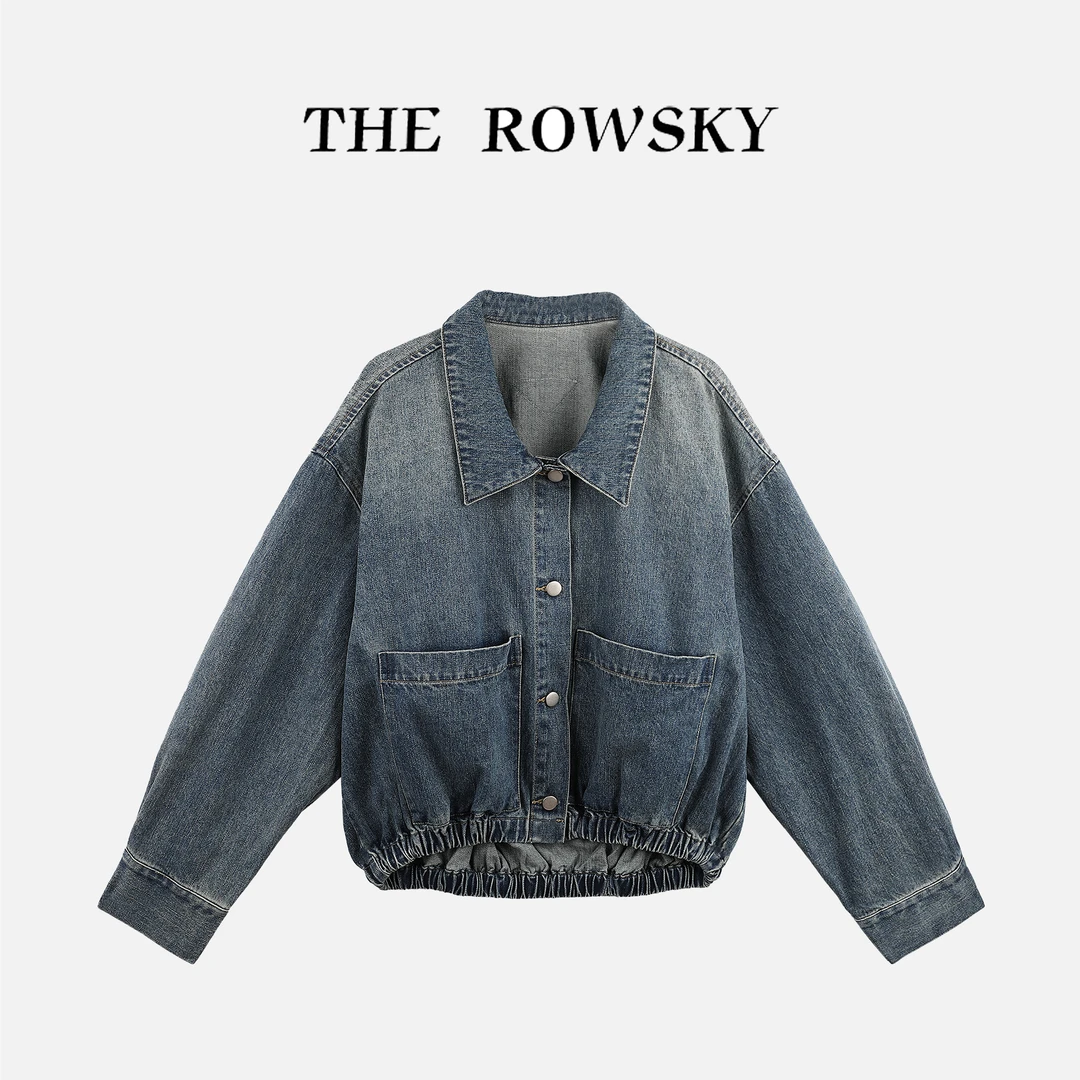 杨圣坤2025秋季新品潮流风百搭休闲时髦土耳其牛仔外套SL258503