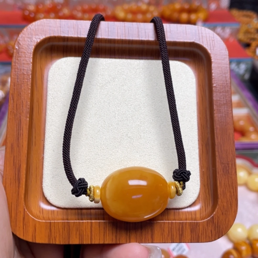 蜜蜡未镶嵌颈饰项链