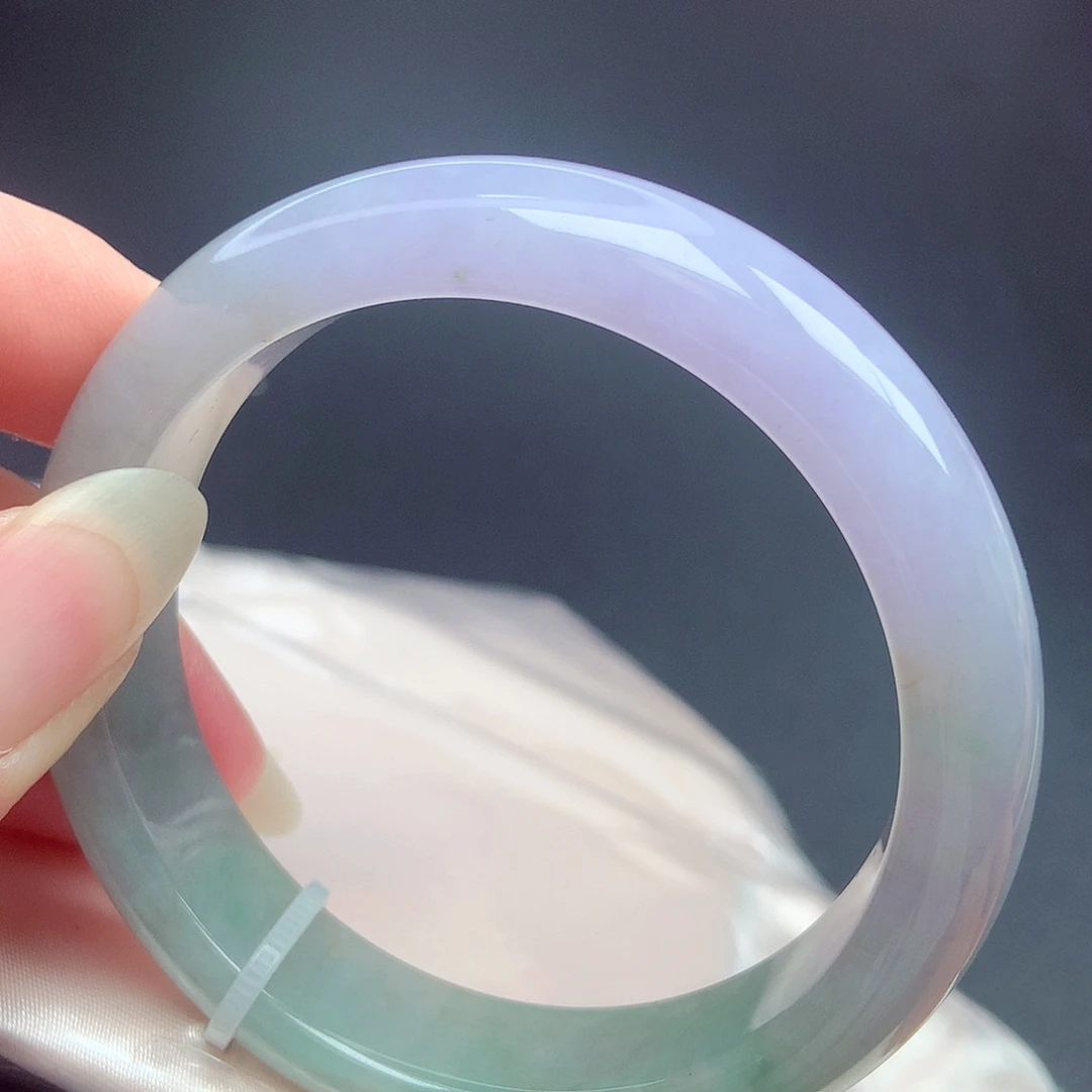 翡翠未镶嵌手镯53.4圈口