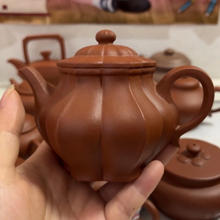 茶壶紫砂宜兴紫砂原矿泥料170