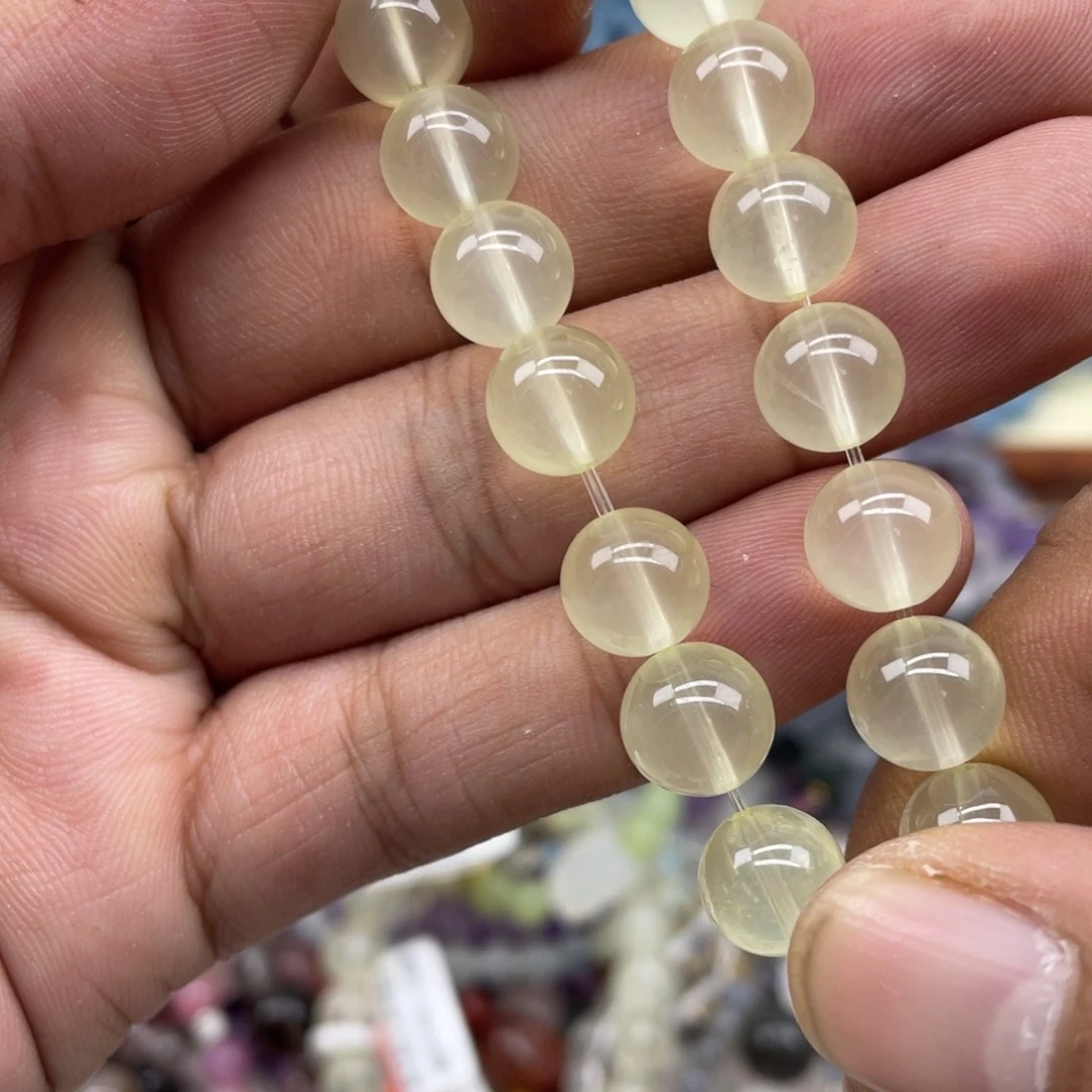 银S925镶嵌手链烟晶