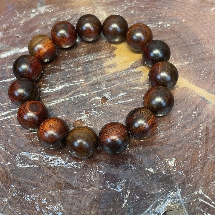 交趾黄檀（大红酸枝）手串/手链单*宸老挝大红酸枝1.5老料