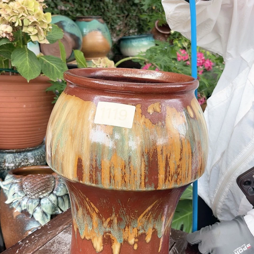 紫砂花盆王嫂花盆直播0527- 151 高33口22