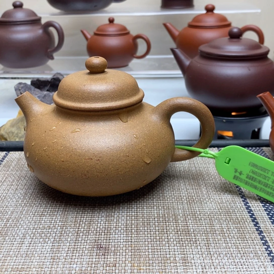 紫砂茶壶原矿宝山黄金段240毫升