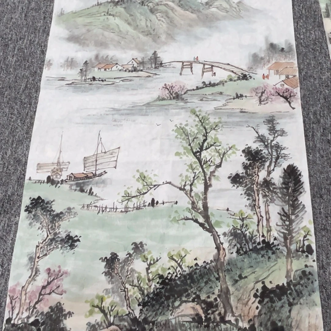 国画绘画作品多次参加100.50