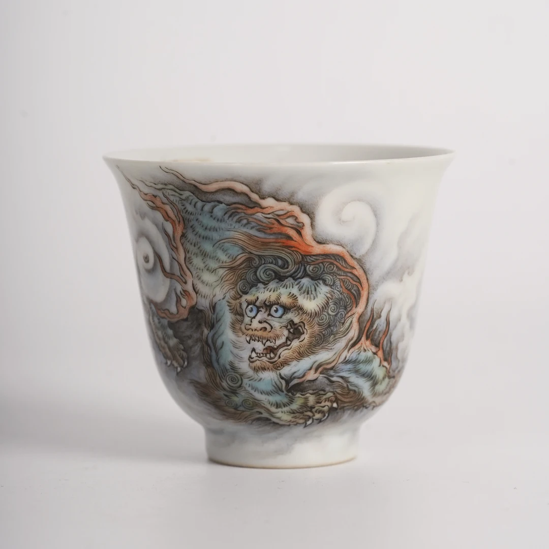 刘文华狮子铃铛杯