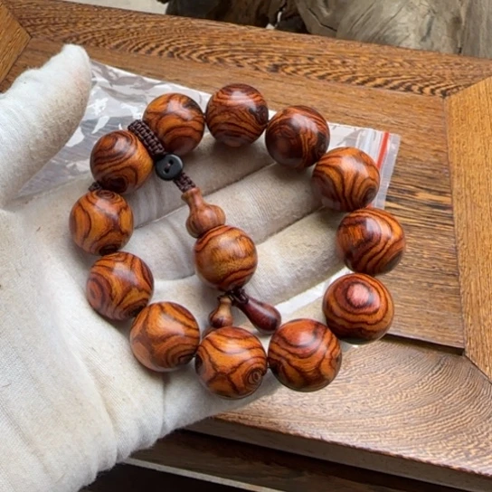 黄花梨/降香黄檀乐*全陈化老料把件串