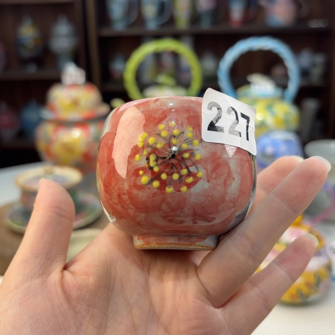 瓷片景德镇手绘高温釉下彩陶瓷茶具