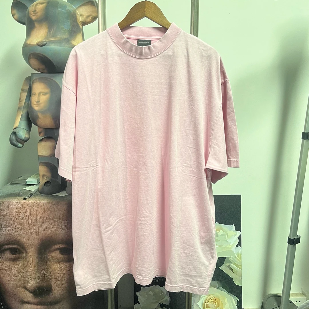 全新未使用 Balenciaga/巴黎世家 水钻短袖N2604 XXL衣长82胸围66