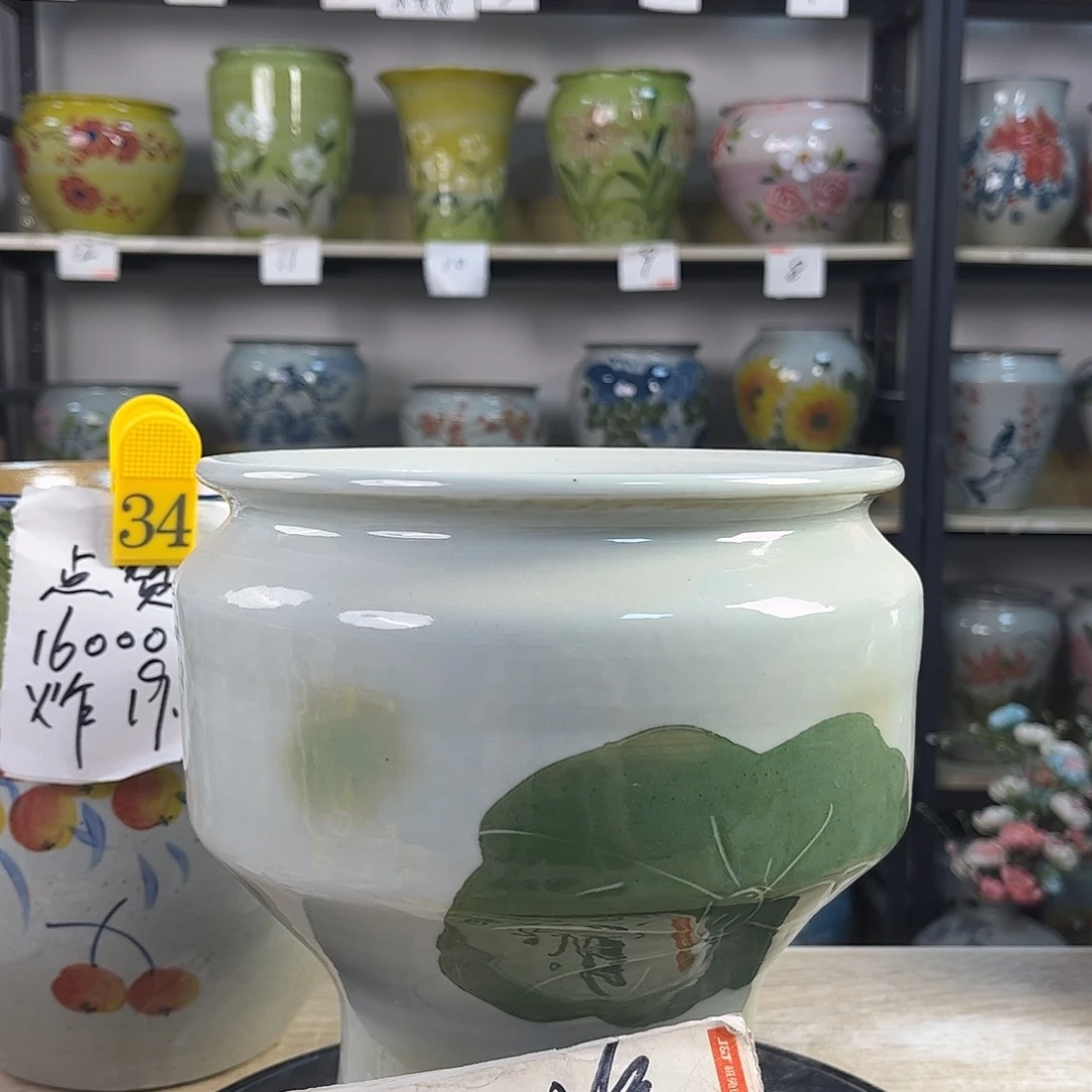 罐1tc景德镇陶瓷花盆