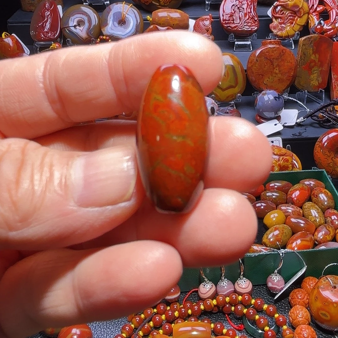 玛瑙/玉髓未镶嵌吊坠(不含链)